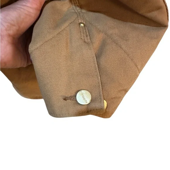 CARHARTT CO1 BRN Blanket Lined Canvas Brown Chore Coat USA Size 54 (3XL)VINTAGE